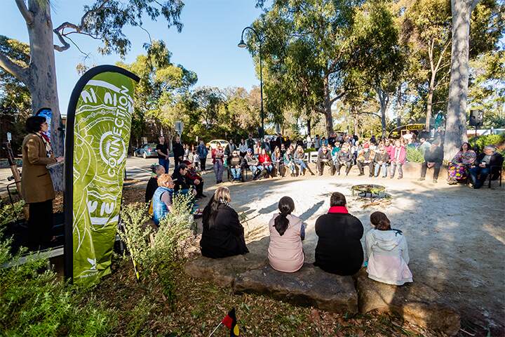 Yarning Circle at Knox Civic Centre