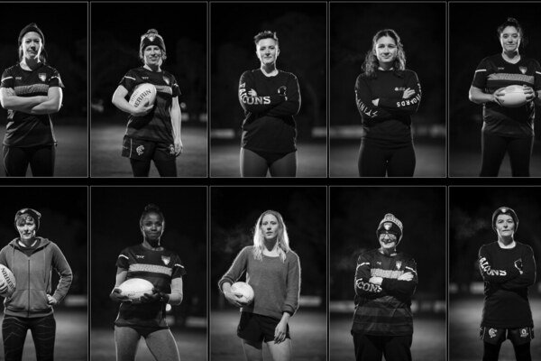 Female football players featured in the film Equal the Contest