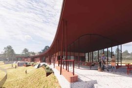 new design concept for Lewis Park pavilion