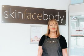 eCommerce grant recipient Debbie from Skin Face Body