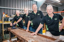 Rowville Men's Shed members.