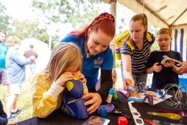 mad about science workshop at Knox Festival