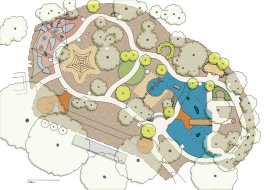 Concept drawing of Stud Park playspace upgrade