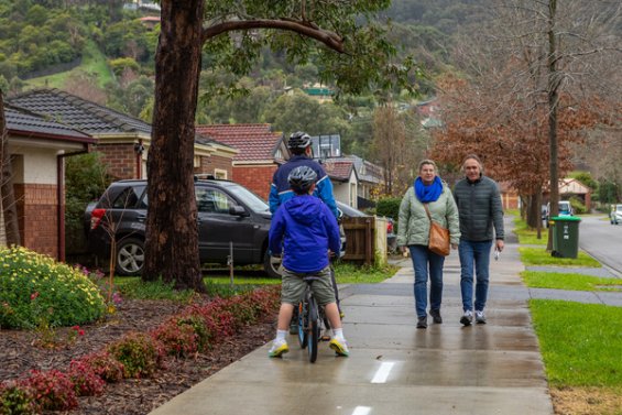 Boronia shared bike and walking path