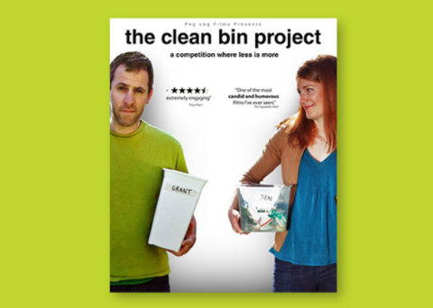 Advertising poster for The Clean Bin Project documentary